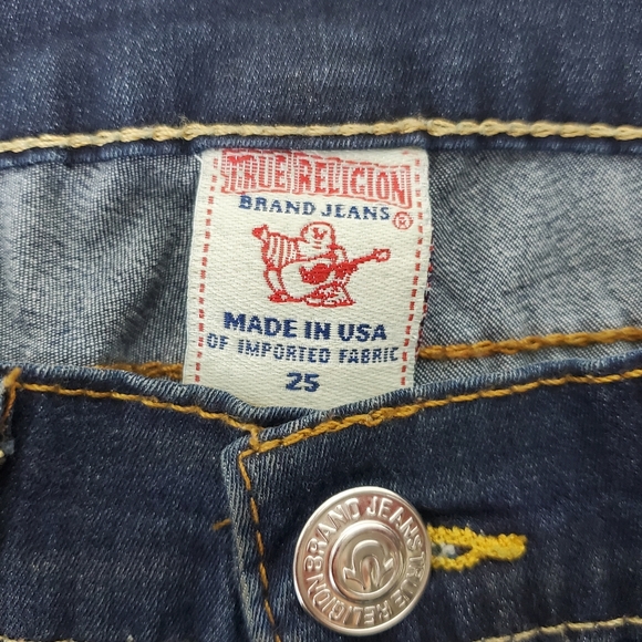True Religion Casey jeggings size 25 - Picture 3 of 15
